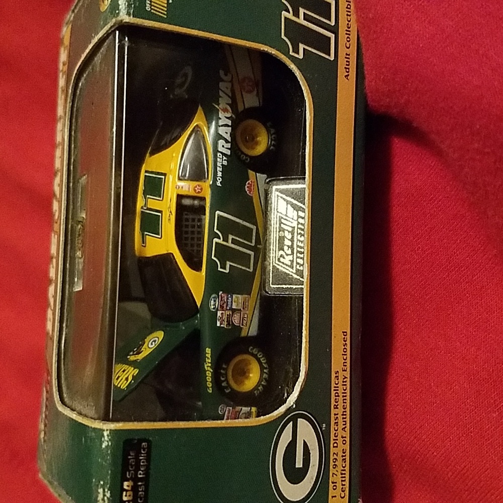 Green bay Packers Dale Jarrett Nascar # 11 car